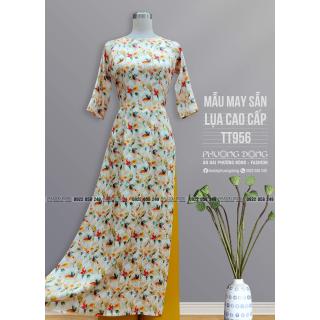 Áo Dài Truyền Thống Lụa Cao Cấp TT956